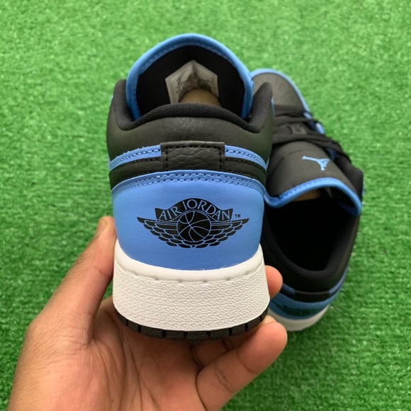 -Edm- 💠*NEW* Air Jordan 1 Low “University Blue” (GS) - Picture 6 of 11